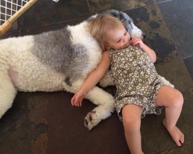 Polka/Splash and her little human