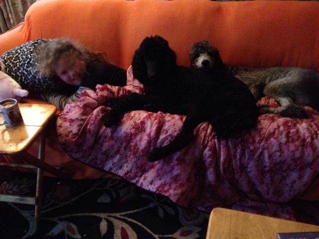 Last sleepover for awhile :(